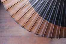 画像をギャラリービューアに読み込む, 蛇の目傘【月奴 黒×柿渋鉄】(竹柄)