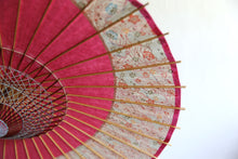 Cargar imagen en el visor de la galería, 日傘【月奴 ピンク×花柄】