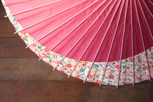 Cargar imagen en el visor de la galería, 日傘【月奴 ピンク×花柄】