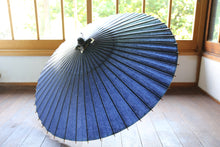 画像をギャラリービューアに読み込む, 蛇の目傘【ネイビー】
