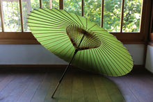 画像をギャラリービューアに読み込む, 蛇の目傘【グリーン】