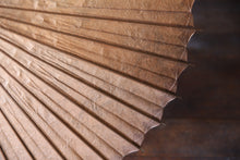 画像をギャラリービューアに読み込む, 日傘【網代 柿渋染(黒柿)】(ベージュ)(女竹)