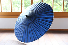 画像をギャラリービューアに読み込む, 日傘【二重張 紺×maruレース】 (小骨黒)