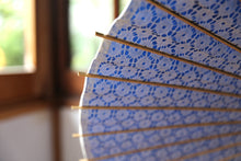 画像をギャラリービューアに読み込む, 日傘【二重張 紺×maruレース】 (小骨黒)