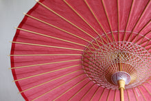 Cargar imagen en el visor de la galería, 日傘【二重張 胡粉×赤】
