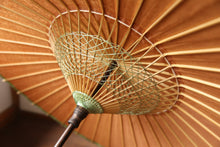 将图片加载到图库查看器,阳伞【双层水印图案“景泰蓝梅花纹”×柿子棕】