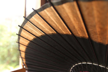 画像をギャラリービューアに読み込む, 日傘【月奴 黒×柿渋鉄】(マゼンタ)(継柄)