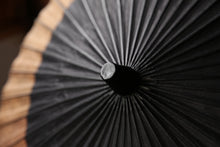 画像をギャラリービューアに読み込む, 日傘【月奴 黒×柿渋鉄】(マゼンタ)(継柄)