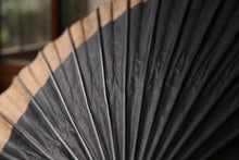 画像をギャラリービューアに読み込む, 日傘【月奴 黒×柿渋鉄】(マゼンタ)(継柄)