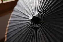 画像をギャラリービューアに読み込む, 日傘【月奴 黒×柿渋鉄】(グレー)(継柄)