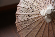 将图片加载到图库查看器,小日式雨伞【乐水纸麻叶(米色)】