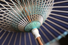 画像をギャラリービューアに読み込む, 日傘【網代軒奴 紫黒×かすみ染め(グリーン)】