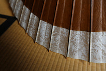 Load image into Gallery viewer, Janome Umbrella 【Kakishibu (black persimmon) × white gofun】 (gray)