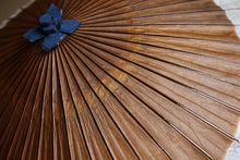 Load image into Gallery viewer, Janome Umbrella 【Kakishibu (black persimmon) × white gofun】 (gray)
