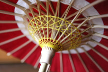 Cargar imagen en el visor de la galería, まめ和傘【中張 赤×七夕】