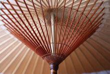 将图片加载到图库查看器,蛇の目傘【軒奴 柿渋染×白胡粉】(女竹)