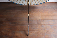 画像をギャラリービューアに読み込む, 日傘【月奴 ターコイズ×白花青】