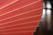 画像をギャラリービューアに読み込む, 蛇の目傘【中張 ピンク×黒柿】