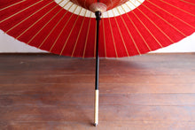 画像をギャラリービューアに読み込む, 蛇の目傘【中張 赤×白胡粉】