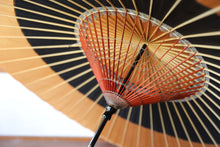 画像をギャラリービューアに読み込む, 蛇の目傘【助六 柿渋染×黒】