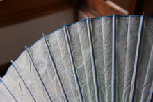 画像をギャラリービューアに読み込む, 日傘【二重張 胡粉×ぼかし染め(ブルーグリーン)】