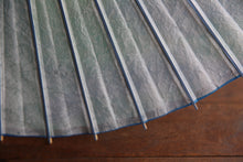 画像をギャラリービューアに読み込む, 日傘【二重張 胡粉×ぼかし染め(ブルーグリーン)】