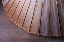 画像をギャラリービューアに読み込む, 蛇の目傘【中張 柿渋染(黒柿)×藍】