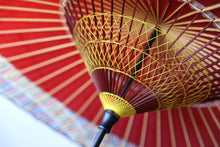 画像をギャラリービューアに読み込む, 蛇の目傘【軒奴 赤×短冊】