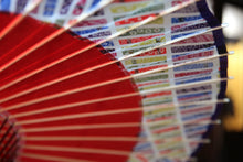 画像をギャラリービューアに読み込む, 蛇の目傘【軒奴 赤×短冊】