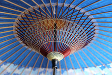 将图片加载到图库查看器,蛇の目傘【月奴 青×あじさい】 - 和傘CASA