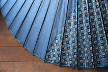 画像をギャラリービューアに読み込む, 蛇の目傘【縞帯 水色×青格子】