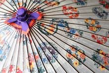 将图片加载到图库查看器,蛇の目傘【四君子カラフル(軒赤)】 - 和傘CASA