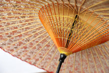将图片加载到图库查看器,蛇の目傘【橙花柄】 - 和傘CASA