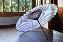 将图片加载到图库查看器,蛇の目傘【月奴 ラベンダー×藍の葉】 - 和傘CASA