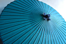 画像をギャラリービューアに読み込む, 蛇の目傘【無地 ターコイズ】