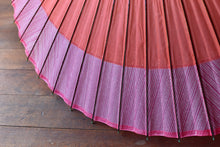 画像をギャラリービューアに読み込む, 蛇の目傘【軒奴 橙×よろけ縞】