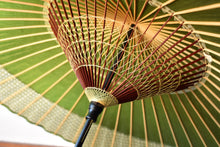 画像をギャラリービューアに読み込む, 蛇の目傘【軒奴 鶯×丸模様】