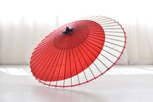 将图片加载到图库查看器,蛇の目傘【月奴 赤×七夕】(竹柄) - 和傘CASA