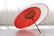 将图片加载到图库查看器,蛇の目傘【月奴 赤×七夕】(竹柄) - 和傘CASA