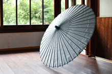 将图片加载到图库查看器,日傘【Corsoyard 落水紙「流水」×ブルーグリーン】 - 和傘CASA