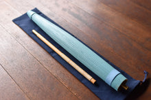 将图片加载到图库查看器,日傘【Corsoyard 落水紙「流水」×ブルーグリーン】 - 和傘CASA