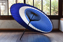 将图片加载到图库查看器,蛇の目傘【三日月 青×紺】 - 和傘CASA