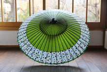 画像をギャラリービューアに読み込む, 蛇の目傘【軒奴 鶯×水玉格子】