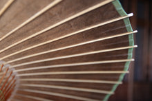 画像をギャラリービューアに読み込む, 蛇の目傘【柿渋染(黒柿)】(グリーン)