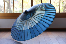 画像をギャラリービューアに読み込む, 蛇の目傘【石徹白藍染2023 助六四角】