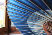 画像をギャラリービューアに読み込む, 蛇の目傘【石徹白藍染2023 助六四角】