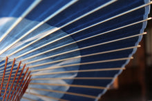 画像をギャラリービューアに読み込む, 蛇の目傘【石徹白藍染2023 助六四角】