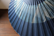 画像をギャラリービューアに読み込む, 蛇の目傘【石徹白藍染2023 助六四角】