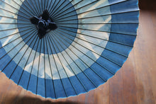 画像をギャラリービューアに読み込む, 蛇の目傘【石徹白藍染2023 助六四角】