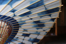 画像をギャラリービューアに読み込む, 蛇の目傘【石徹白藍染2023 中張まる】